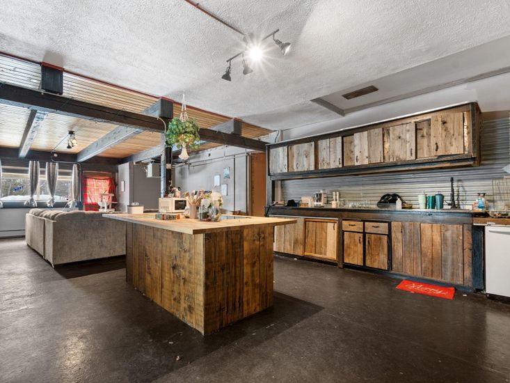 Interior, Kitchen, Living room