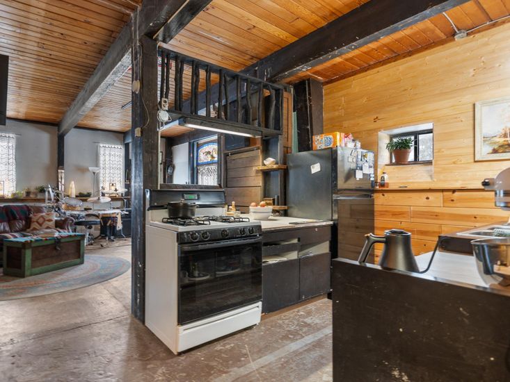 Interior, Kitchen, Wooden Beams, Wooden Ceilings, Wooden Walls