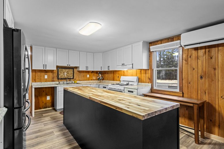 Interior, Kitchen, Wood Texture Flooring