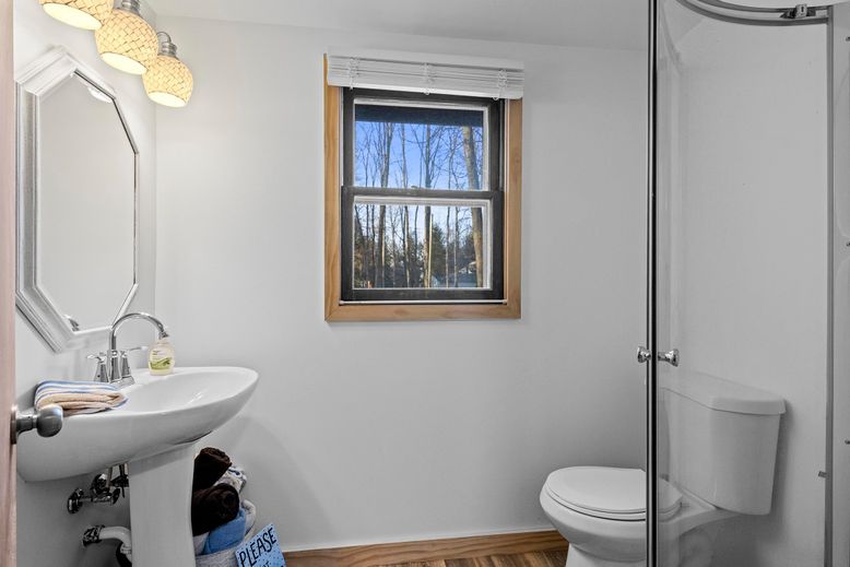 Bathroom, Interior, Wood Texture Flooring