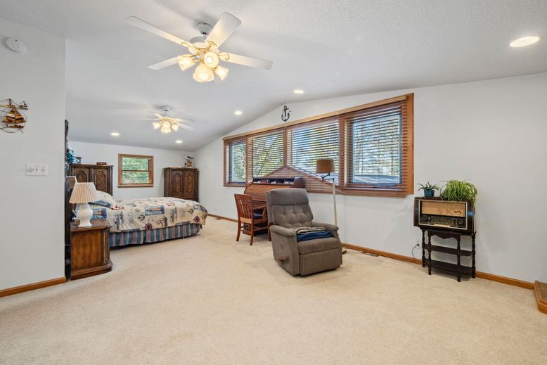 Bedroom, Home Office, Interior, Recessed Lighting