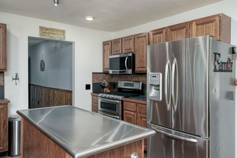 Interior, Kitchen, Recessed Lighting, Stainless Steel Appliances