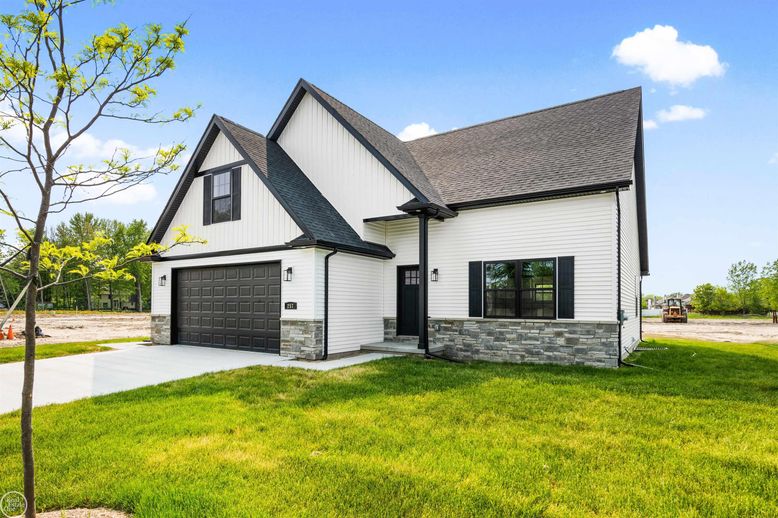 Attached, Backyard, Exterior, Facade, Farmhouse