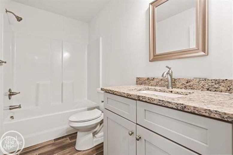 Bathroom, Interior, Wood Texture Flooring