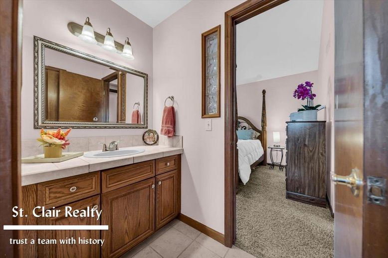 Bathroom, Bedroom, Dual Sink Vanities, Interior, Tile Countertops