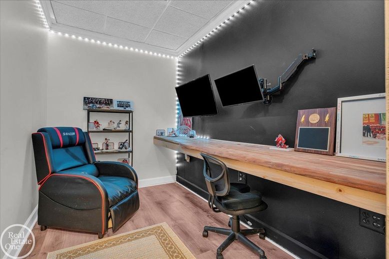 Home Office, Interior, Wood Texture Flooring