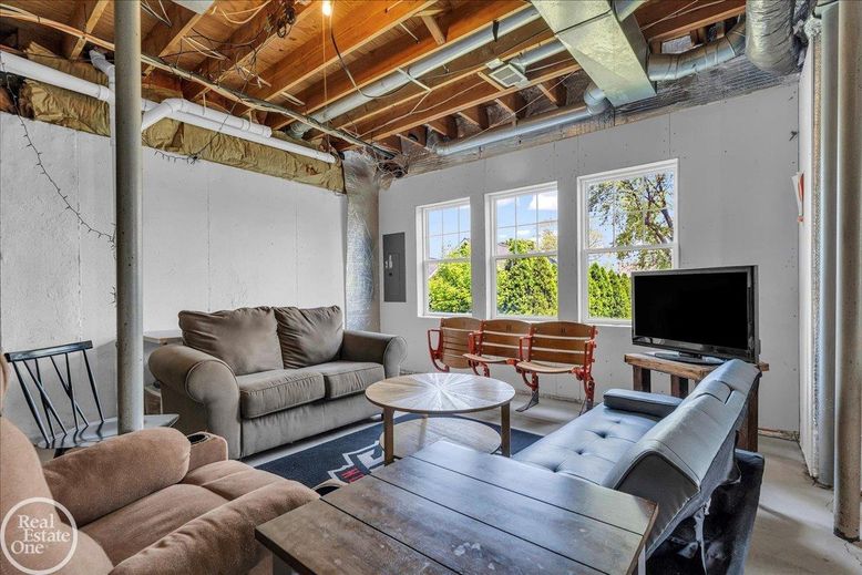Interior, Living room, Wooden Beams