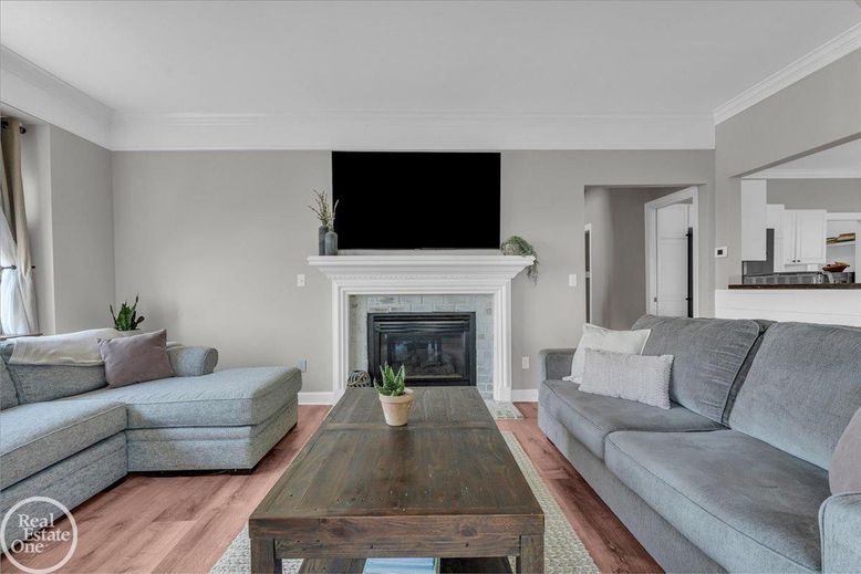 Fireplace, Interior, Living room, Wood Texture Flooring