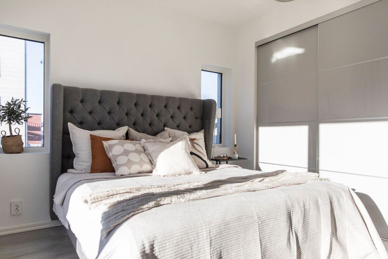 Bedroom, Interior, Wood Texture Flooring