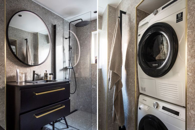 Bathroom, Interior, Utility Closets, Washer