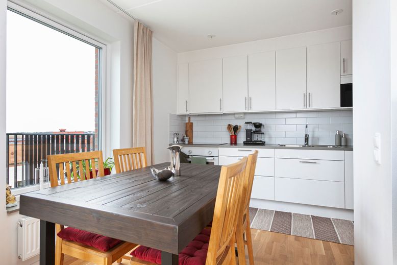 Dining room, Interior, Kitchen, Wood Texture Flooring