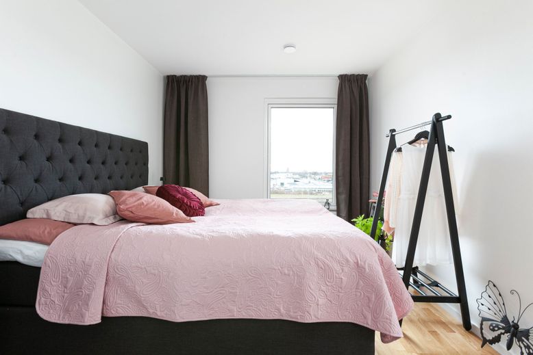 Bedroom, Interior, Wood Texture Flooring