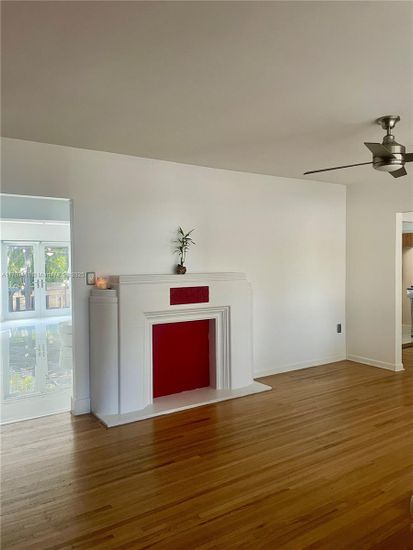 Empty room, Fireplace, Interior, Wood Texture Flooring