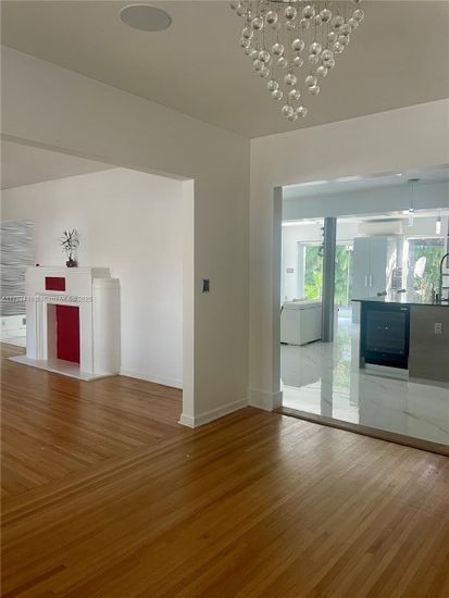 Interior, Marble, Pendant Lights, Wood Texture Flooring