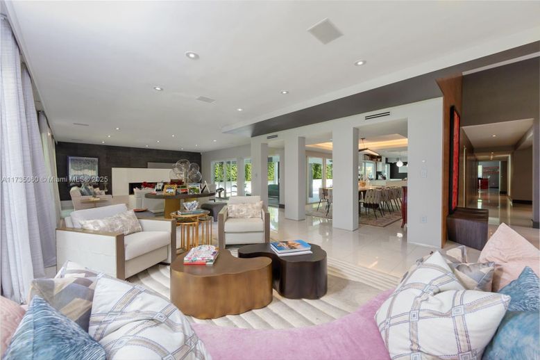 Interior, Living room, Recessed Lighting