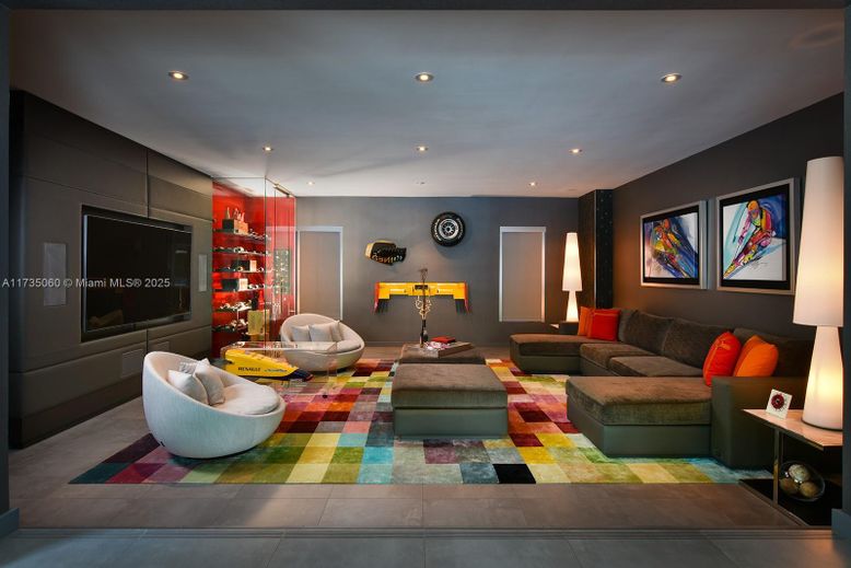Interior, Living room, Recessed Lighting