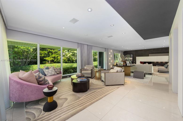 Interior, Living room, Recessed Lighting