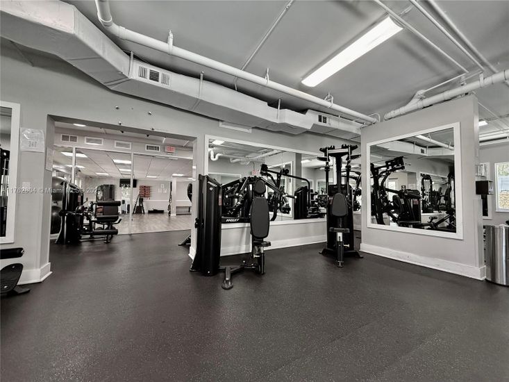 Fitness Equipment, Gym, Interior