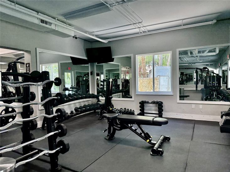 Fitness Equipment, Gym, Interior