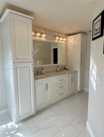 Bathroom, Dual Sink Vanities, Interior, Marble