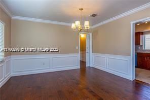 Chandelier, Empty room, Interior, Pendant Lights, Wood Texture Flooring
