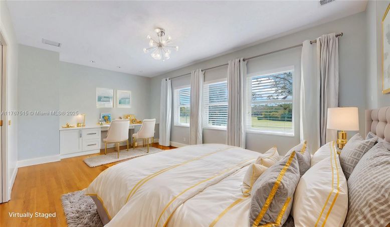 Bedroom, Home Office, Interior, Wood Texture Flooring