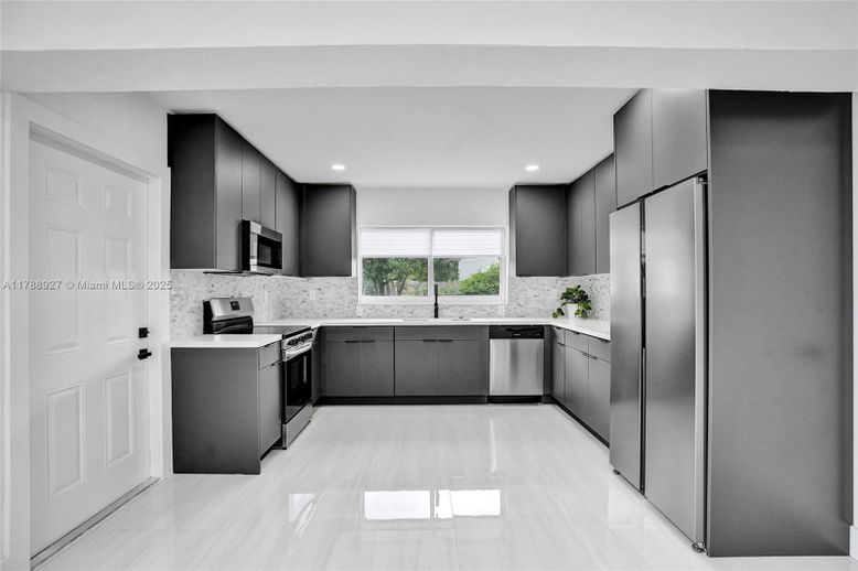 Interior, Kitchen, Recessed Lighting, Stainless Steel Appliances