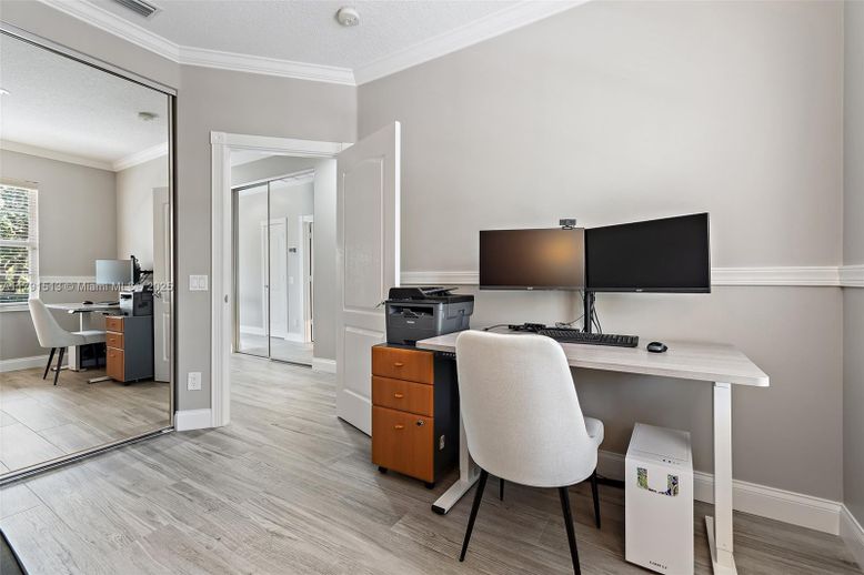 Home Office, Interior, Wood Texture Flooring