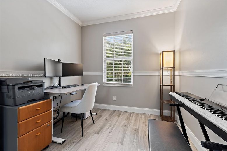 Home Office, Interior, Wood Texture Flooring