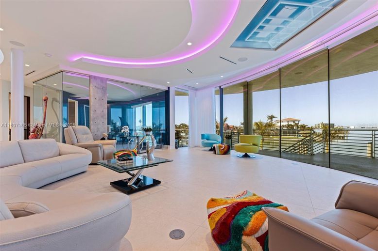 Interior, Living room, Recessed Lighting