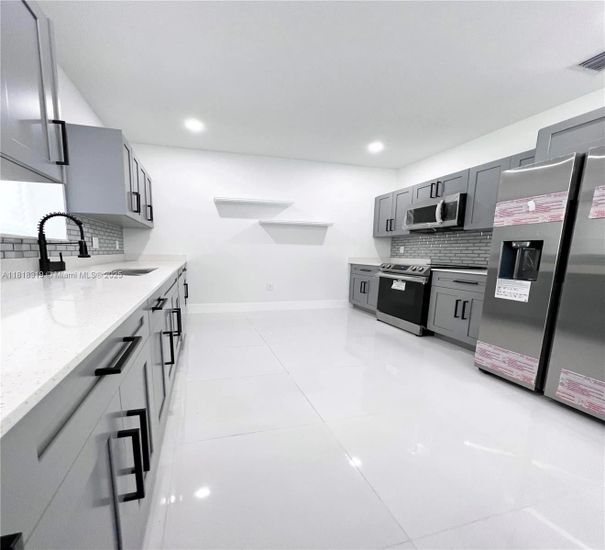 Interior, Kitchen, Recessed Lighting, Stainless Steel Appliances