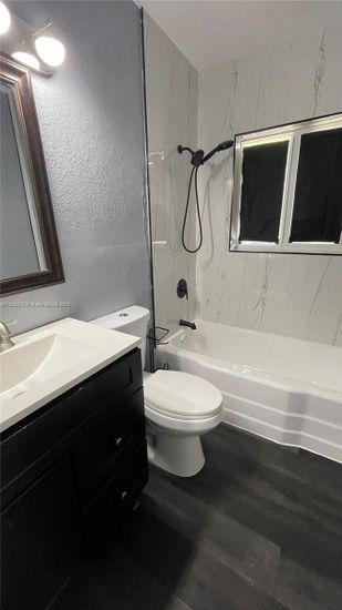 Bathroom, Interior, Marble Walls, Wood Texture Flooring