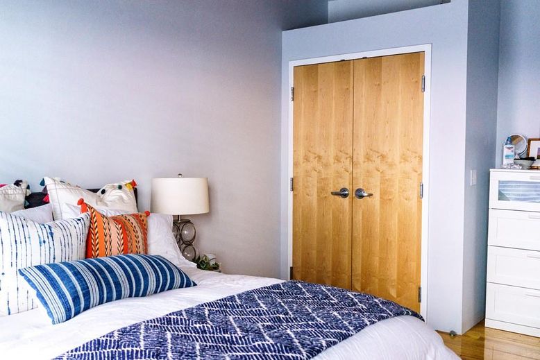 Bedroom, Interior, Wood Texture Flooring