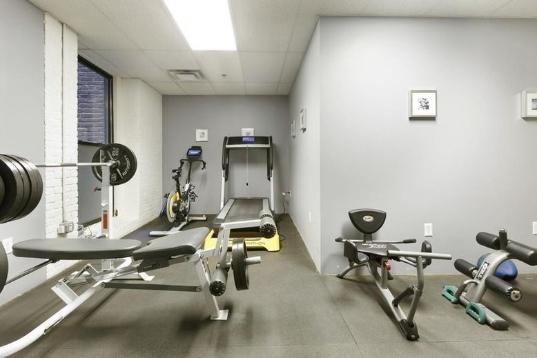 Fitness Equipment, Interior, Recessed Lighting