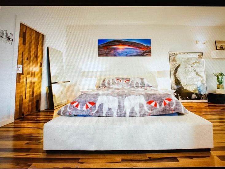 Bedroom, Interior, Wood Texture Flooring