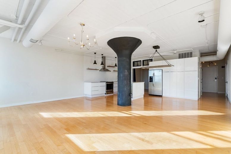 Chandelier, Empty room, Interior, Pendant Lights, Wood Texture Flooring