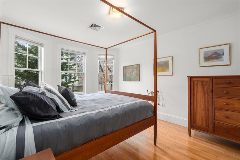 Bedroom, Interior, Wood Texture Flooring