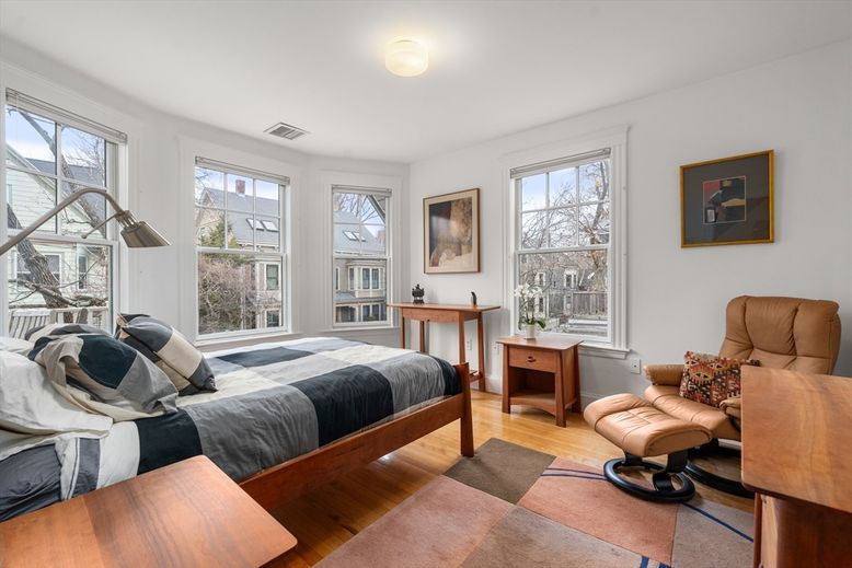 Bedroom, Interior, Wood Texture Flooring