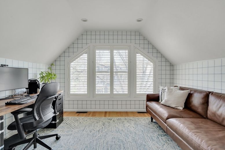Home Office, Interior, Wood Texture Flooring