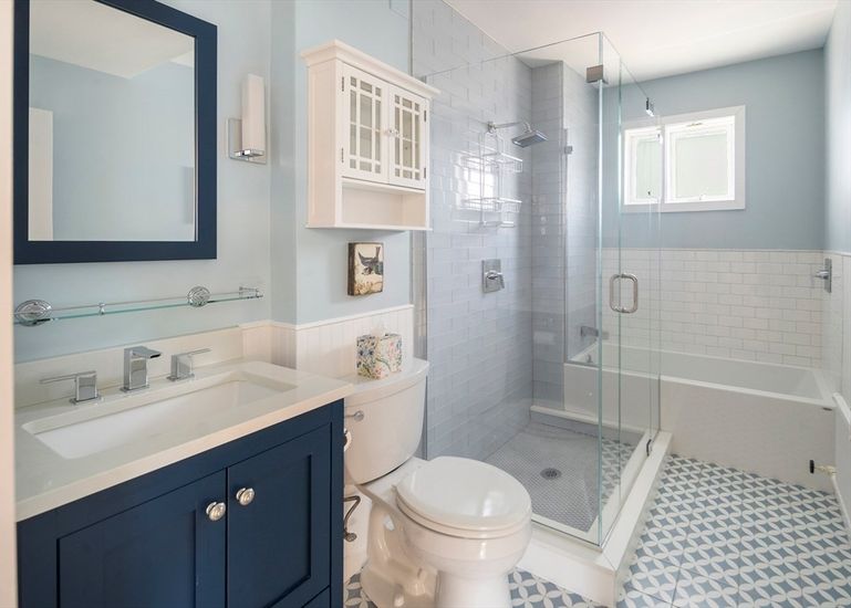 Bathroom, Glass Shower, Interior