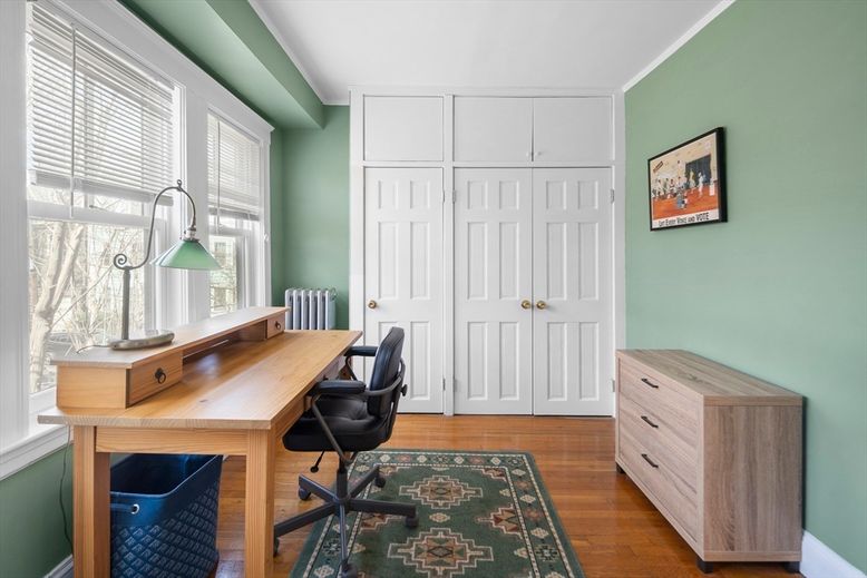 Home Office, Interior, Wood Texture Flooring