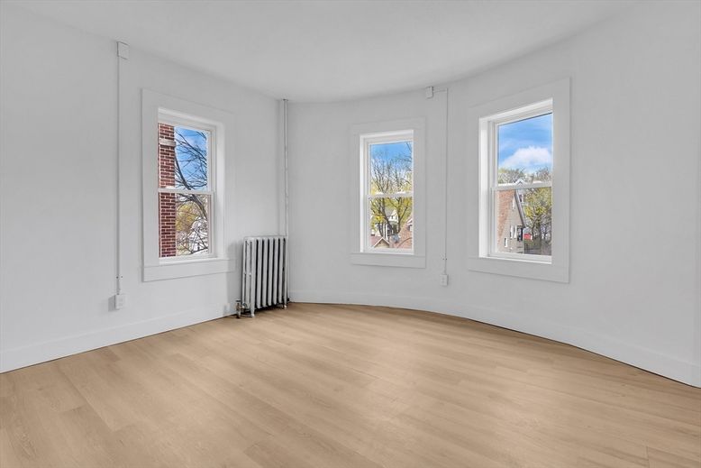 Empty room, Interior, Wood Texture Flooring
