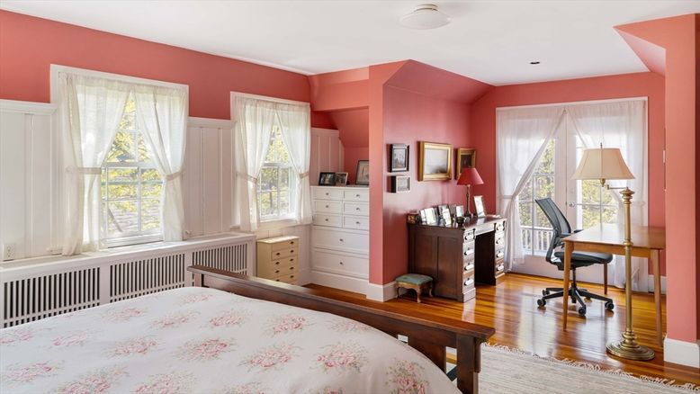 Bedroom, Home Office, Interior, Wood Texture Flooring