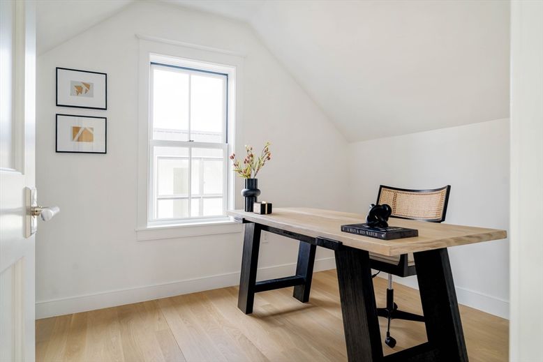 Home Office, Interior, Wood Texture Flooring