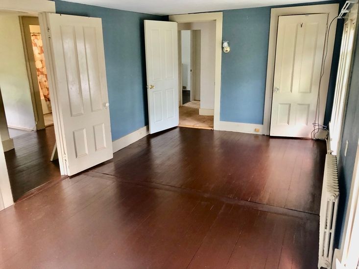 Empty room, Interior, Wood Texture Flooring