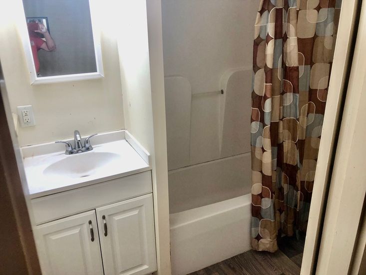 Bathroom, Interior, Wood Texture Flooring
