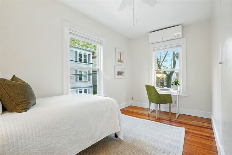 Bedroom, Home Office, Interior, Wood Texture Flooring