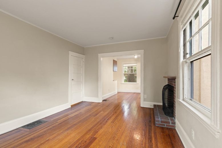 Empty room, Interior, Wood Texture Flooring