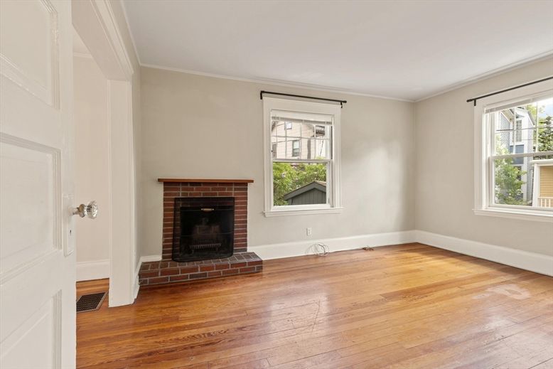 Fireplace, Interior, Living room, Wood Texture Flooring