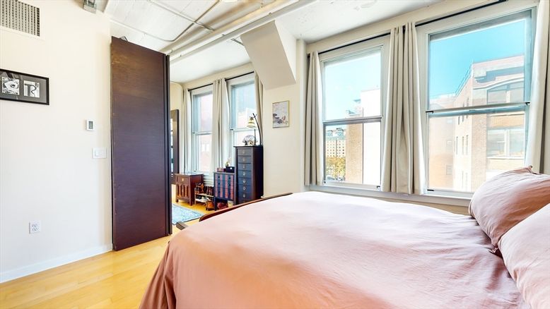 Bedroom, Interior, Wood Texture Flooring